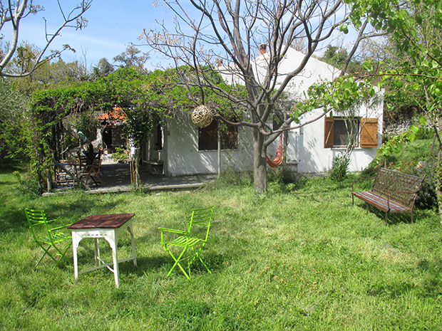 Die Ostseite des Gasthauses.