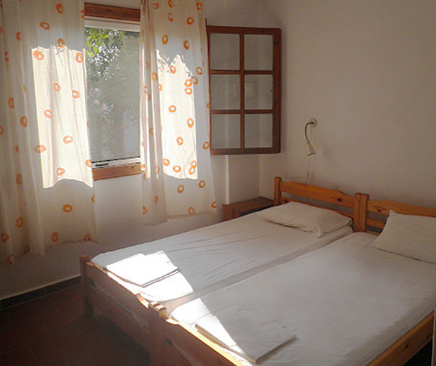 Eins der vier Doppelzimmer