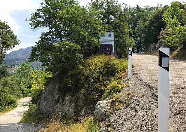 Left it goes to Chora, right to us